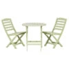 Porto Folding Bistro Set - H86 X W45 X L59 Cm - Green 1 Porto Folding Bistro Set - H86 X W45 X L59 Cm - Green -Outdoor Furniture Store 47146071 1