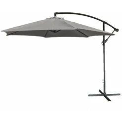Airwave 3m Banana Cantilever Parasol Umbrella - Grey