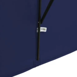 Greenbay 2x3m Garden Parasol Umbrella Patio Outdoor Sun Shade Aluminium Crank Tilt Mechanism Blue -Outdoor Furniture Store 49604215 5