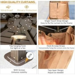 Outsunny 3x3(m) Hardtop Gazebo Outdoor Shelter W/ Steel Roof & Aluminium Frame 10 Outsunny 3x3(m) Hardtop Gazebo Outdoor Shelter W/ Steel Roof & Aluminium Frame -Outdoor Furniture Store 50241270 4