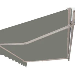 Grey Patio Manual Awning Garden Canopy Sun Shade Retractable Shelter 2.5x2M 9 Grey Patio Manual Awning Garden Canopy Sun Shade Retractable Shelter 2.5x2M -Outdoor Furniture Store 50318552 3
