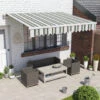 Multi-stripe Outdoor Patio Garden Awning Canopy Sun Shade Retractable Shelter 2.5x2M 1 Multi-stripe Outdoor Patio Garden Awning Canopy Sun Shade Retractable Shelter 2.5x2M -Outdoor Furniture Store 50318616 1