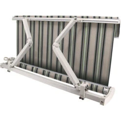 Multi-stripe Outdoor Patio Garden Awning Canopy Sun Shade Retractable Shelter 2.5x2M -Outdoor Furniture Store 50318616 3