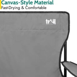 Folding Camping Chair - Grey 10 Folding Camping Chair - Grey -Outdoor Furniture Store 50779361 4