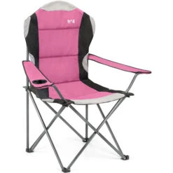 Kestrel Deluxe High Back Camping Chair - Pink