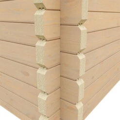 6x6w The Astoria Modular 19mm Log Cabin With Full Pane Double Doors And Windows -Outdoor Furniture Store 50812668 3