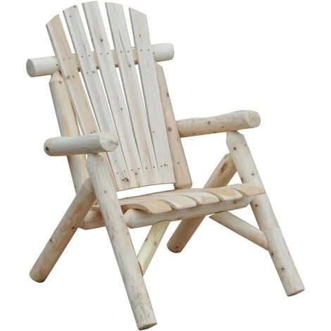 Outsunny Outdoor Wood Adirondack Chair Patio Chaise Lounge Deck Reclined Bench 3 Outsunny Outdoor Wood Adirondack Chair Patio Chaise Lounge Deck Reclined Bench