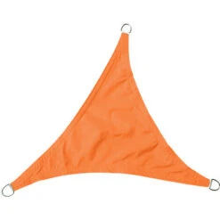 Sun Shade Sail Garden Patio Awning Canopy 98% UV Block Sunscreen Shelter Orange Triangle 2x2x2m -Outdoor Furniture Store 51309183 2