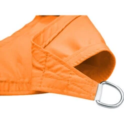 Sun Shade Sail Garden Patio Awning Canopy 98% UV Block Sunscreen Shelter Orange Triangle 2x2x2m -Outdoor Furniture Store 51309183 3