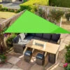 Sun Shade Sail Garden Patio Sunscreen Awning Canopy 98% UV Block Light Green Triangle 2x2x2m -Outdoor Furniture Store 51309224 1