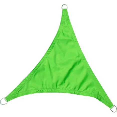 Sun Shade Sail Garden Patio Sunscreen Awning Canopy 98% UV Block Light Green Triangle 2x2x2m 4 Sun Shade Sail Garden Patio Sunscreen Awning Canopy 98% UV Block Light Green Triangle 2x2x2m - Image 2