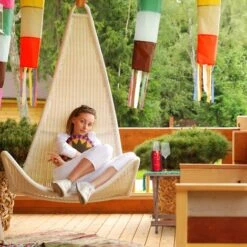 Relaxdays Wooden Folding Table, Balcony & Terrace Or Camping, Portable, Stable, Side Tray HWD: 50x50x50 Cm, Dark Brown -Outdoor Furniture Store 51772400 5