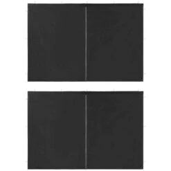 Topdeal Party Tent Sidewall 2 Pcs With Zipper PE Anthracite VDTD29270