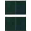 Topdeal Party Tent Doors 2 Pcs With Zipper Green VDTD29282 -Outdoor Furniture Store 51869953 1