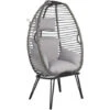 Charles Bentley Egg Shaped Chair - Grey 1 Charles Bentley Egg Shaped Chair - Grey -Outdoor Furniture Store 53098663 1