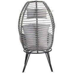 Charles Bentley Egg Shaped Chair - Grey -Outdoor Furniture Store 53098663 4