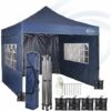 MAXIMUS Heavy Duty Gazebo 3x3m Pop Up Commercial Gazebo Market Stall Marquee WS BLUE -Outdoor Furniture Store 53620426 1