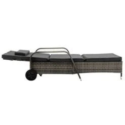 KMS BIRCHTREE Rattan Lounger SRL01 Grey -Outdoor Furniture Store 53964653 4