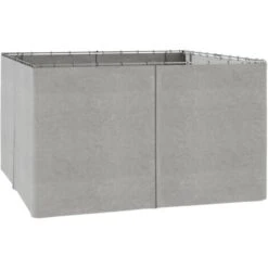 Outsunny 3 X 3(m) Universal Gazebo Replacement Sidewall Set W/ 4 Panels Light Grey