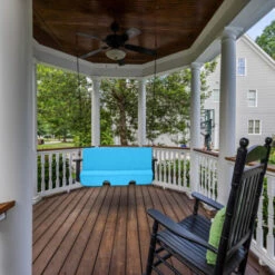 Gardenista Swing Hammock Bench Cushions For Outdoor Canopy, Cushion Seats For Garden, Water Resistant & Comfortable Pads With A Removable Cover And Hidden Zipper, Turq -Outdoor Furniture Store 54385663 4