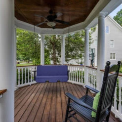 Gardenista Swing Hammock Bench Cushions For Outdoor Canopy, Cushion Seats For Garden, Water Resistant & Comfortable Pads With A Removable Cover And Hidden Zipper, Navy -Outdoor Furniture Store 54385733 4