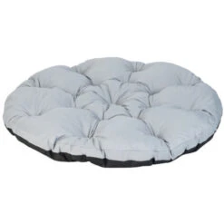 Gardenista Outdoor Tufted Hanging Swing Chair Seat Cushions For Hammock, Water-resistant Egg Cushion For Garden, Lightweight & Durable Round Swing Pads With Crumbed Foam Filling, Grey 11 Gardenista Outdoor Tufted Hanging Swing Chair Seat Cushions For Hammock, Water-resistant Egg Cushion For Garden, Lightweight & Durable Round Swing Pads With Crumbed Foam Filling, Grey -Outdoor Furniture Store 54386000 5