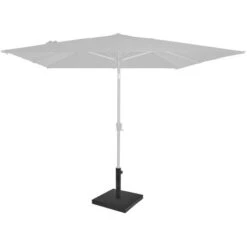 VONROC Parasol Base Rosolina - Metal Parasol Base With Concrete Filling - 45x45cm - 26kg -Outdoor Furniture Store 54466890 3