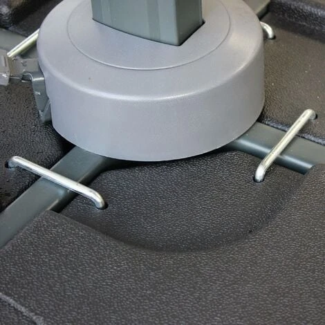 Set Of 4 Weights Base For Cantilever Parasols - 4x Fillable Base 50X50X7cm 6 Set Of 4 Weights Base For Cantilever Parasols - 4x Fillable Base 50X50X7cm - Image 4