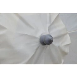 2m Lightweight Cream Aluminium Garden Parasol With Crank Handle & Tilt Mechanism -Outdoor Furniture Store 54820234 4