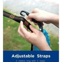 Hanging Hammock 280x180cm, Single Or Double Camping Garden Hammock With Portable Bag, Max Load Capacity 300kg, For Garden, Beach, Backyard, Patio, Hiking, Travel -Outdoor Furniture Store 54886742 5