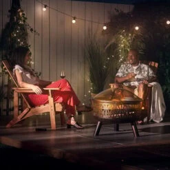 VonHaus Adirondack Chair - Outdoor Garden Furniture Fire Pit Chair Made From Acacia Hardwood With Oiled Finish 9 VonHaus Adirondack Chair - Outdoor Garden Furniture Fire Pit Chair Made From Acacia Hardwood With Oiled Finish -Outdoor Furniture Store 54925110 3