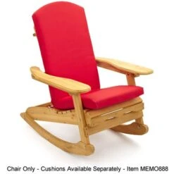 Trueshopping Bowland Adirondack Wooden Rocking Chair For Garden Or Patio -Outdoor Furniture Store 54954239 5