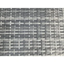 Fimous Outdoor Rattan Garden Furniture Dining Set Table And Chair Set Wicker Patio 6 Chairs Plus Black Tempered Glass Rectangular Table -Outdoor Furniture Store 55080827 5