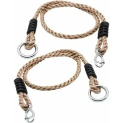 Tree Swing Rope Hammock Chair Strap Hanging Kit,Length Adjustable Nylon Rope Holds To 300kg,Perfect For Playground Set, Children Swing, Outdoor Hammock And Hanging Chair, 97cm
