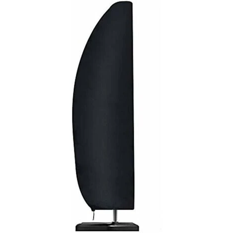 Parasol Cover, Waterproof, Windproof, Heavy Duty Rip Proof 210D Oxford Fabric Extra Large Cantilever Umbrella Cover With Zip (265 X 40/70 / 50 Cm) - Black 3 Parasol Cover, Waterproof, Windproof, Heavy Duty Rip Proof 210D Oxford Fabric Extra Large Cantilever Umbrella Cover With Zip (265 X 40/70 / 50 Cm) - Black