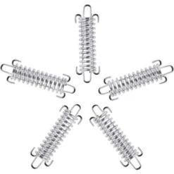 5 Pieces Tent Spring Buckle, Stainless Steel Spring Clasp, Sun Sail Fixing Kit, Sail Shade Fixings, Used For Outdoor Camping Accessories（103cm）