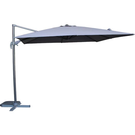 Havana - Rectangular Cantilever Parasol - 3x4m - Graphite 3 Havana - Rectangular Cantilever Parasol - 3x4m - Graphite