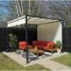 Metal Garden Pergola Retractable Gazebo Canopy Large Structure Sun Patio Awning -Outdoor Furniture Store 57812545 1