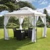 Polenza 2.5m Cream Gazebo 2 Polenza 2.5m Cream Gazebo -Outdoor Furniture Store 57876125 1