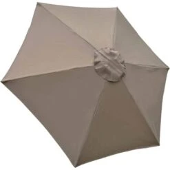 Parasol Replacement Cover - 6 Ribs - 3 M - Waterproof - Anti-Ultraviolet - Replacement Fabric (3M / 9.8Ft,Khaki) 11 Parasol Replacement Cover - 6 Ribs - 3 M - Waterproof - Anti-Ultraviolet - Replacement Fabric (3M / 9.8Ft,Khaki) -Outdoor Furniture Store 58057209 5