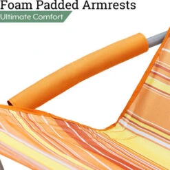 Low Folding Chair - Orange -Outdoor Furniture Store 58084050 5