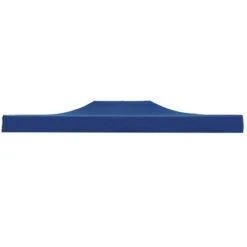 Top Cover For Gazebo 3x4.5 M. Replacement Cover In PVC-coated Oxford Weave. Waterproof And UV-resistant. Blue Colour