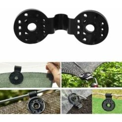 15 Pcs Gardening Shade Net Hang Clips, Shade Cloth Clips For Greenhouse Agricultural Sunshade Instant Grommet Garden Accessory, Greenhouse Shade Cloth Clip 10 15 Pcs Gardening Shade Net Hang Clips, Shade Cloth Clips For Greenhouse Agricultural Sunshade Instant Grommet Garden Accessory, Greenhouse Shade Cloth Clip -Outdoor Furniture Store 58242627 4