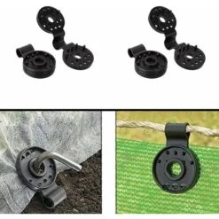 15 Pcs Gardening Shade Net Hang Clips, Shade Cloth Clips For Greenhouse Agricultural Sunshade Instant Grommet Garden Accessory, Greenhouse Shade Cloth Clip 11 15 Pcs Gardening Shade Net Hang Clips, Shade Cloth Clips For Greenhouse Agricultural Sunshade Instant Grommet Garden Accessory, Greenhouse Shade Cloth Clip -Outdoor Furniture Store 58242627 5