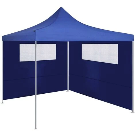 Topdeal Gazebo Sidewalls With Windows 2 Pcs Blue FF3070426UK 4 Topdeal Gazebo Sidewalls With Windows 2 Pcs Blue FF3070426UK - Image 2