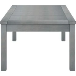 Topdeal Coffee Table 100x50x33 Cm Grey Solid Acacia Wood FF311828UK -Outdoor Furniture Store 58277565 3