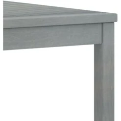 Topdeal Coffee Table 100x50x33 Cm Grey Solid Acacia Wood FF311828UK -Outdoor Furniture Store 58277565 5
