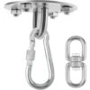 Ceiling Hook Hanging Chair, Stainless Steel Ceiling Mount Kit Perfect For Hanging Chairs (Fixed Plate Plus Spring Hook Plus Rotating Ring) 2 Ceiling Hook Hanging Chair, Stainless Steel Ceiling Mount Kit Perfect For Hanging Chairs (Fixed Plate Plus Spring Hook Plus Rotating Ring) -Outdoor Furniture Store 58577656 1