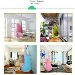 Eggdel Hammock/Swing/Hanging Seat For Kids To Adult Indoor And Outdoor - White -Outdoor Furniture Store 58579112 5