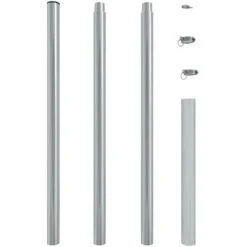 Topdeal Sunshade Sail Pole 250 Cm Stainless Steel FF316090UK 9 Topdeal Sunshade Sail Pole 250 Cm Stainless Steel FF316090UK -Outdoor Furniture Store 58656219 3